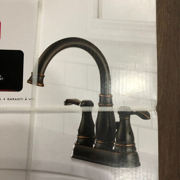 Delta Porter 2-Handle Centerset Bathroom Faucet Oil Rubbed Bronze Monoblock - Picture 3 of 9